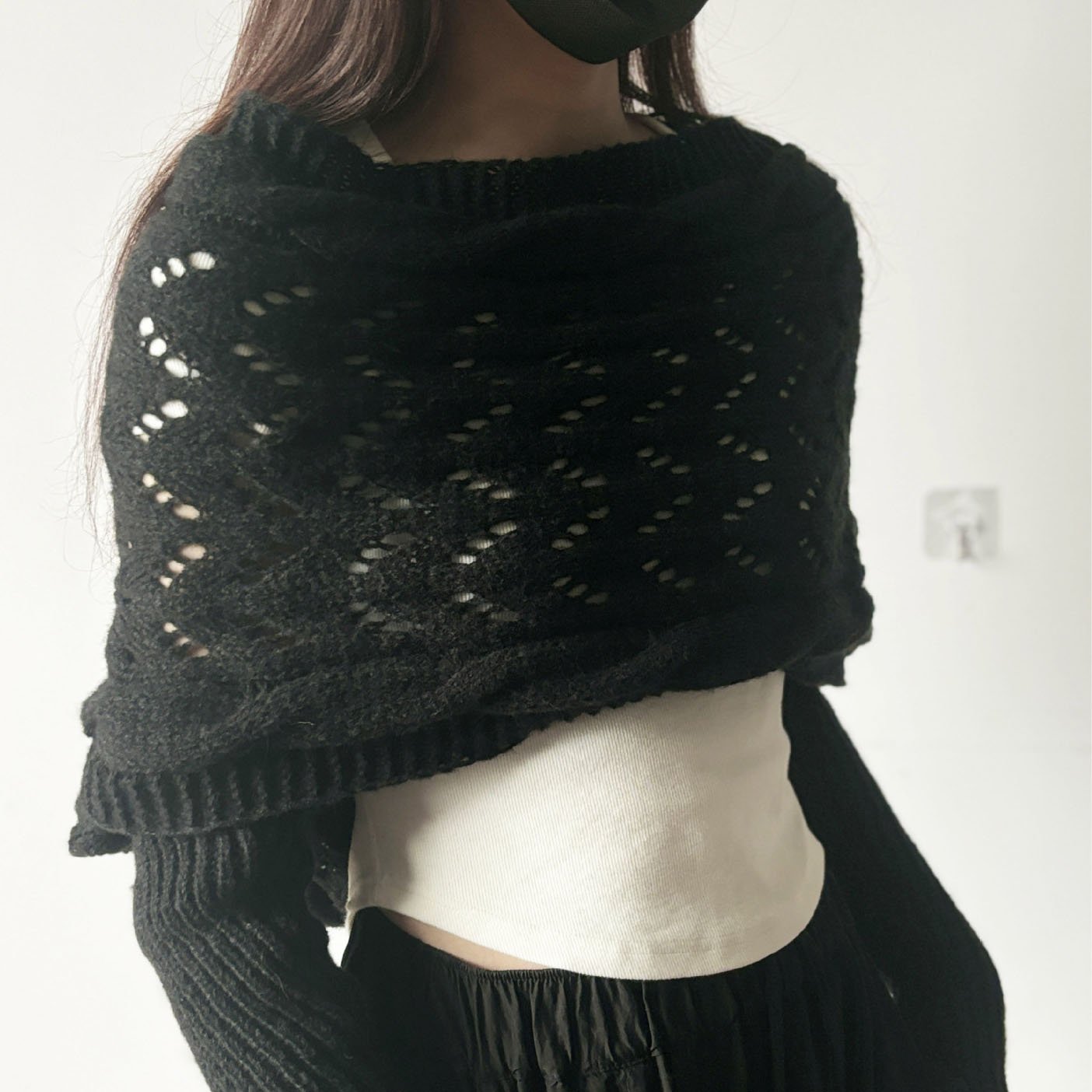 🎁Last day 60% off🧶Women's Knitted Double Sleeve Scarf🧣