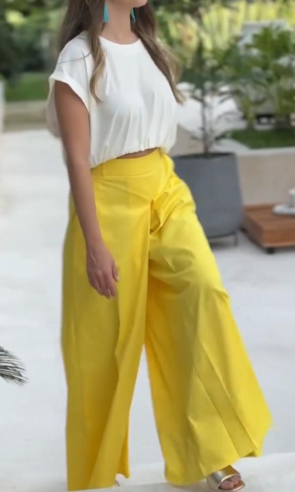 Women's Comfortable Top And Pants Two-Piece Set