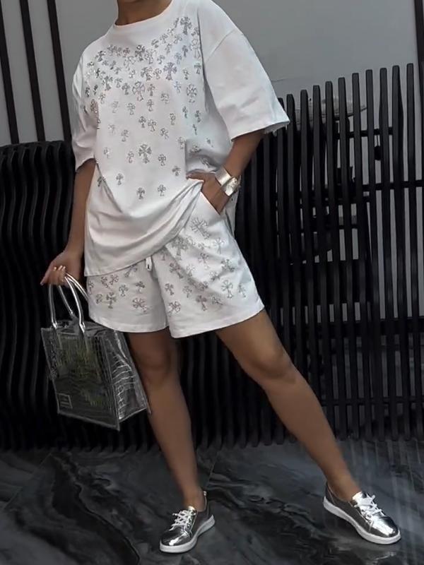 Women's Comfortable Top And Pants Two-Piece Set