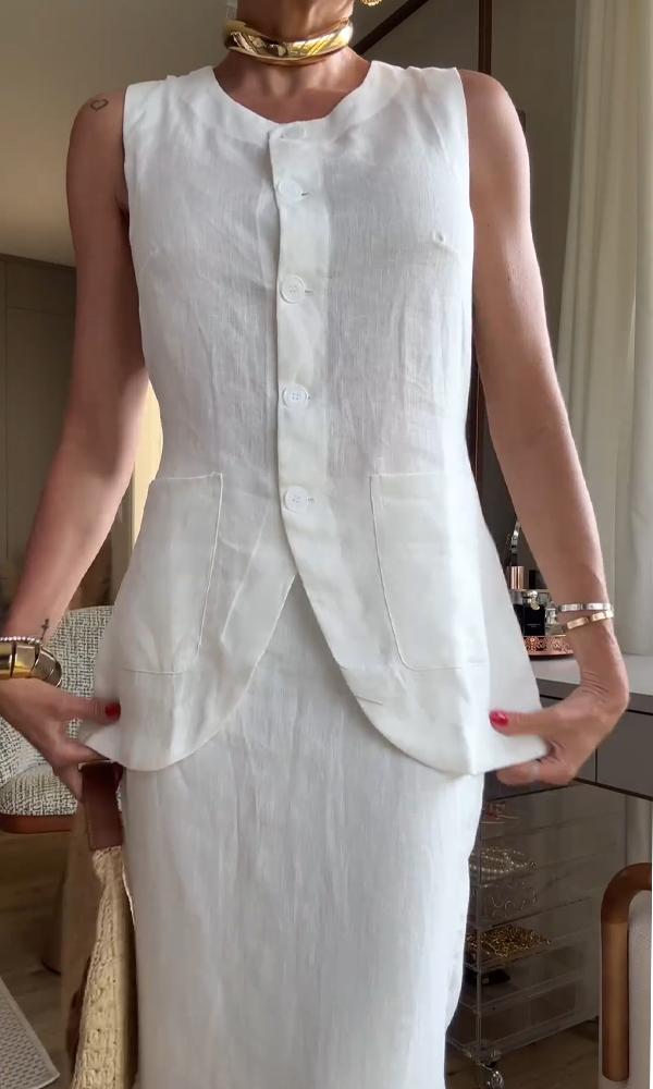 Women's Comfortable Top And Skirt Two-Piece Set
