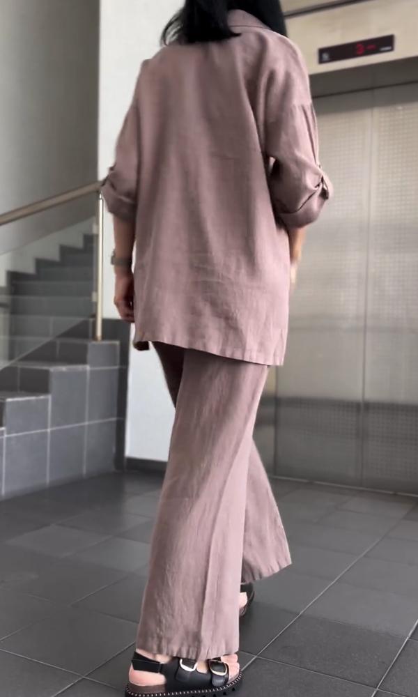 Women's Comfortable Top And Pants Two-Piece Set