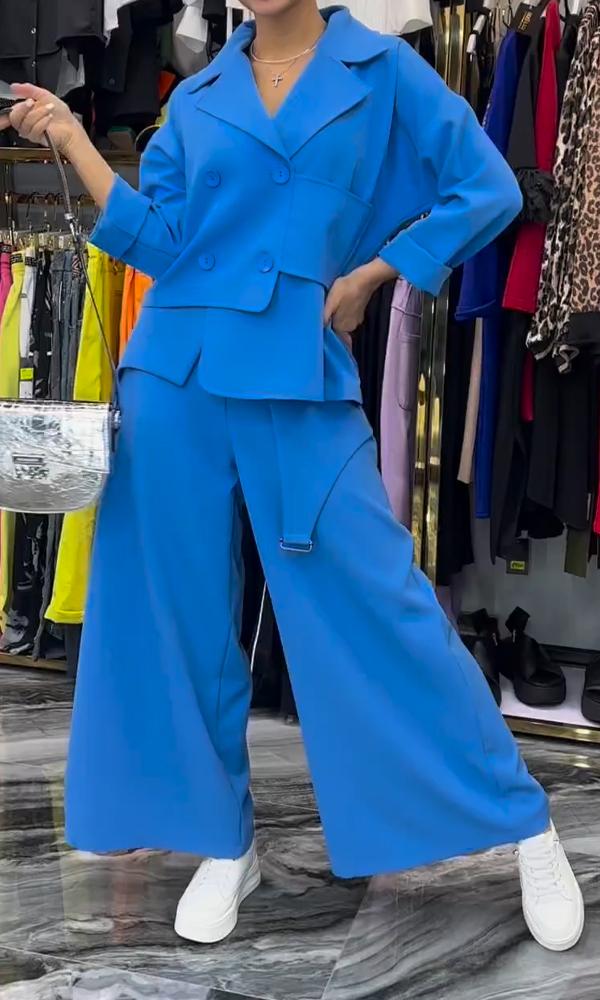 Women's Comfortable Top And Pants Two-Piece Set