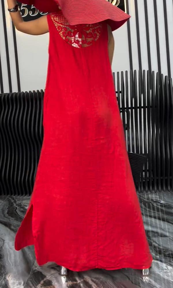 Women's Comfortable Back Hollow Dress