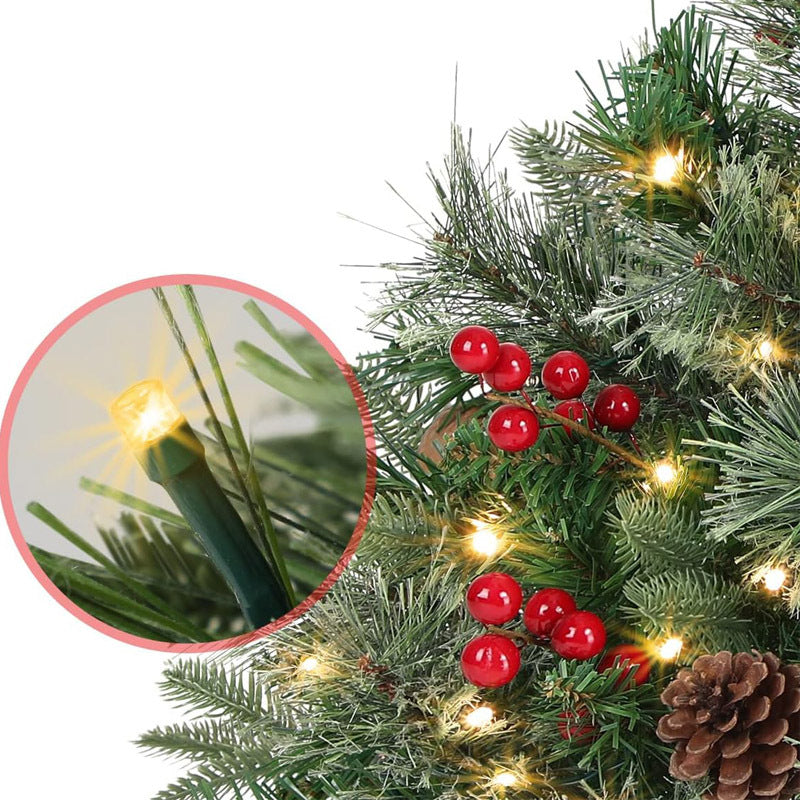 🎄Early Christmas Sale 49% OFF🔥Pre-lit Artificial Christmas Tree Feel Real Urn Filler