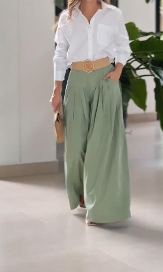 Women's Comfortable Top And Pants Two-Piece Set