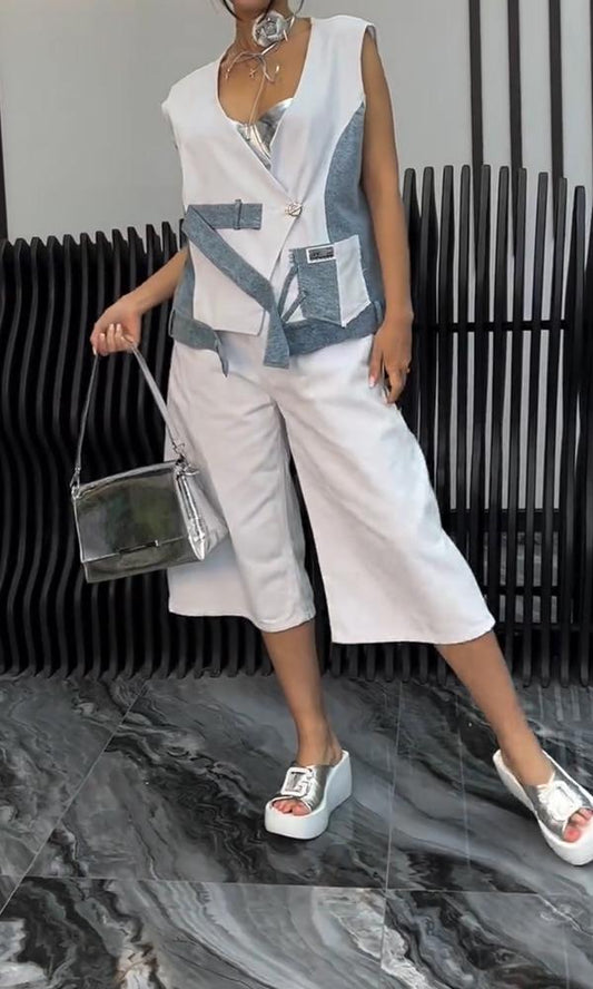 Women's Comfortable Top And Pants Two-Piece Set